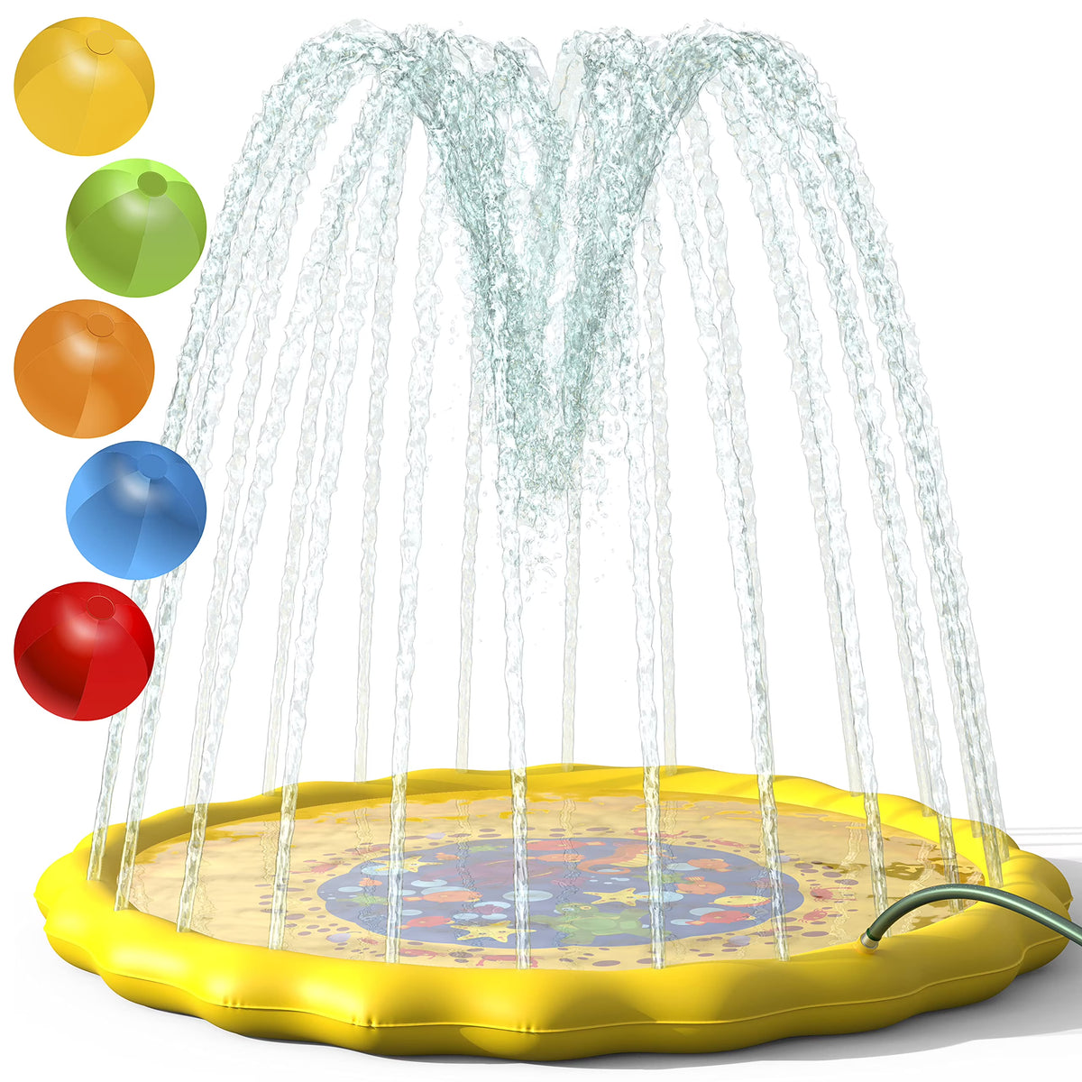 Kids Water Sprinkler Splashpad Play Mat Pool Toy Y143