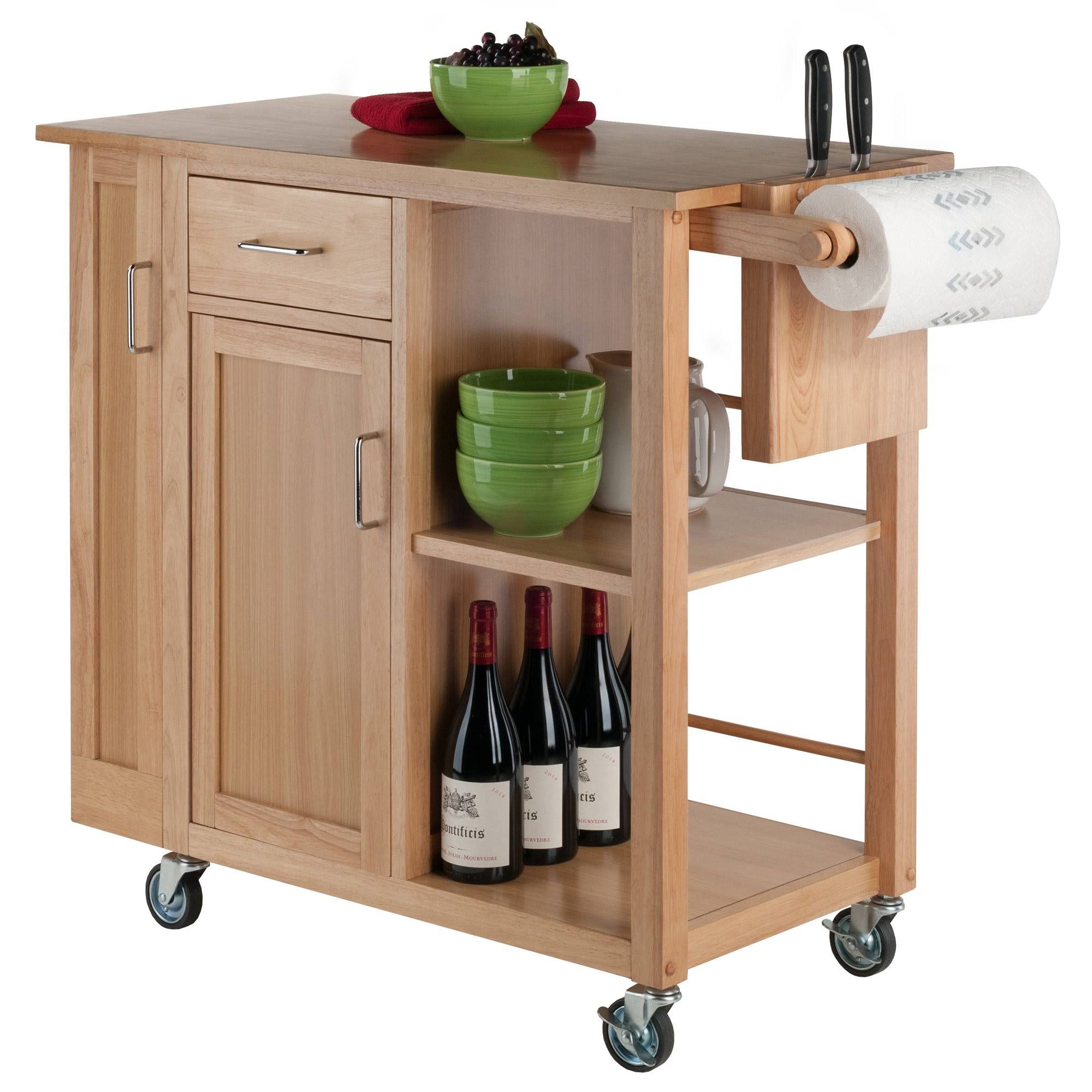 Natural Wood Kitchen Cart H34587