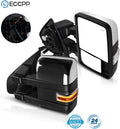 Chrome Housing Heated Power Towing Mirrors for Ford F-150 P99669