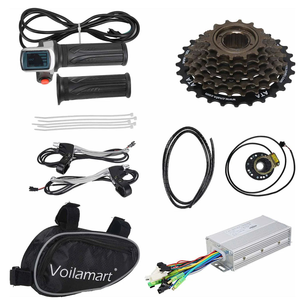 48V 1000W 26 inch Rear Wheel Hub Motor E Bike Conversion Kit G88614