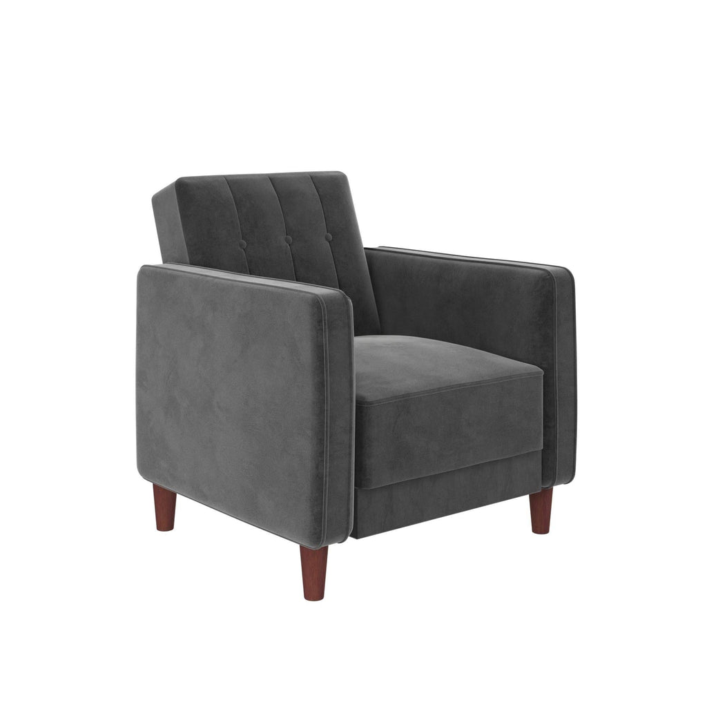 Pink Tufted Accent Chair D108