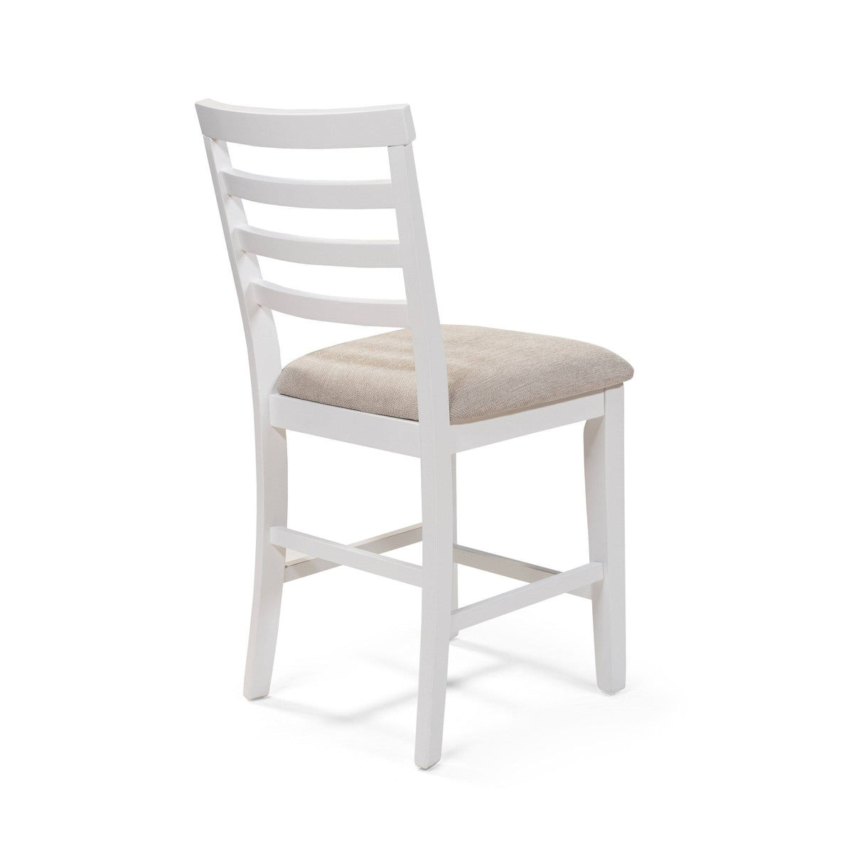 Rustic White Counter Height Chairs (Set of 2) U878234