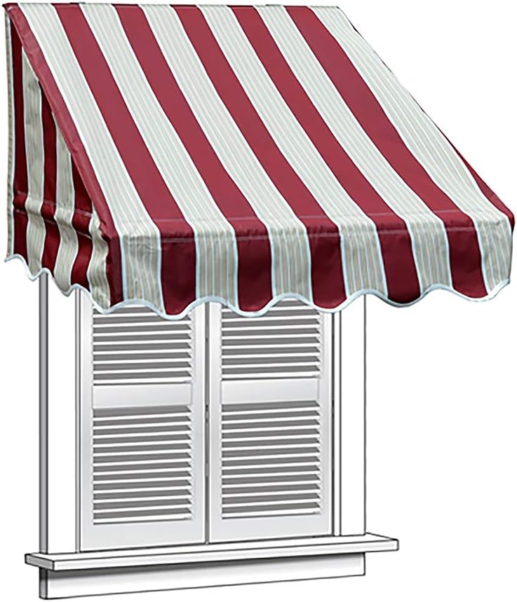 Multi-Stripe Green Window Canopy Awning Pack of 2 Q819337