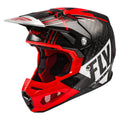 Red/White/Black Carbon Fiber Helmet Z153
