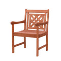 Plaid Eucalyptus Dining Armchair W3487