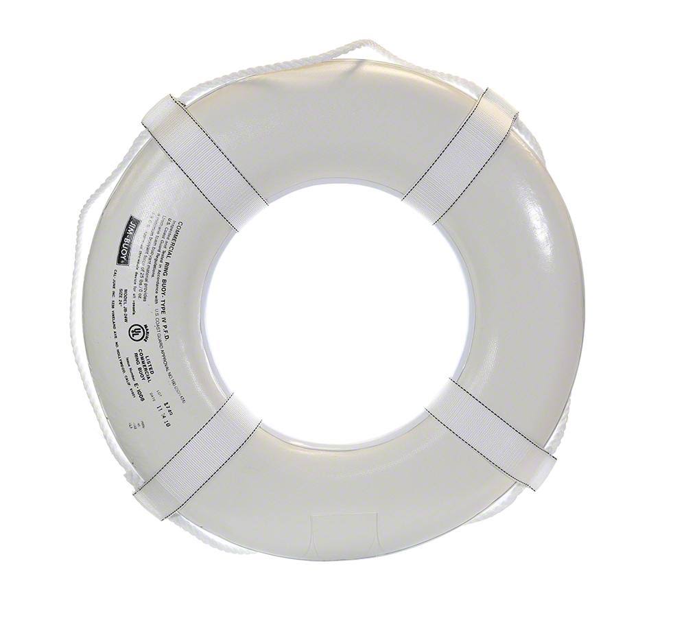 White 24x22 Ring Buoy S8392