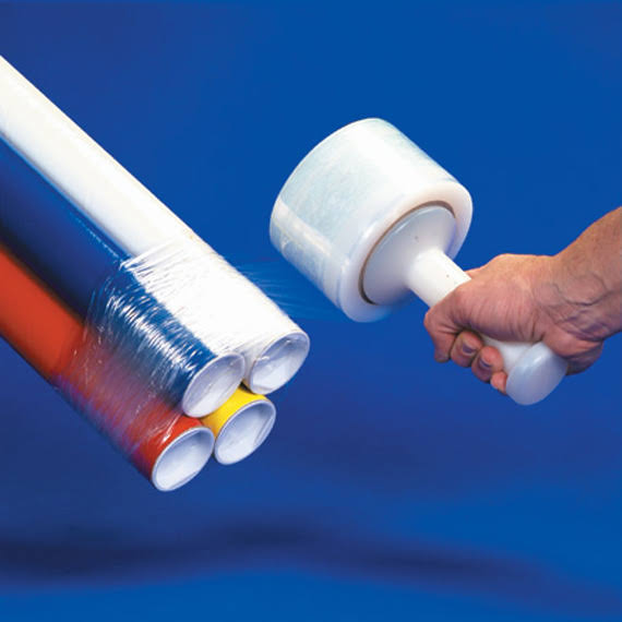 Black Cast Bundling Stretch Wrap Film, 18/pk H824