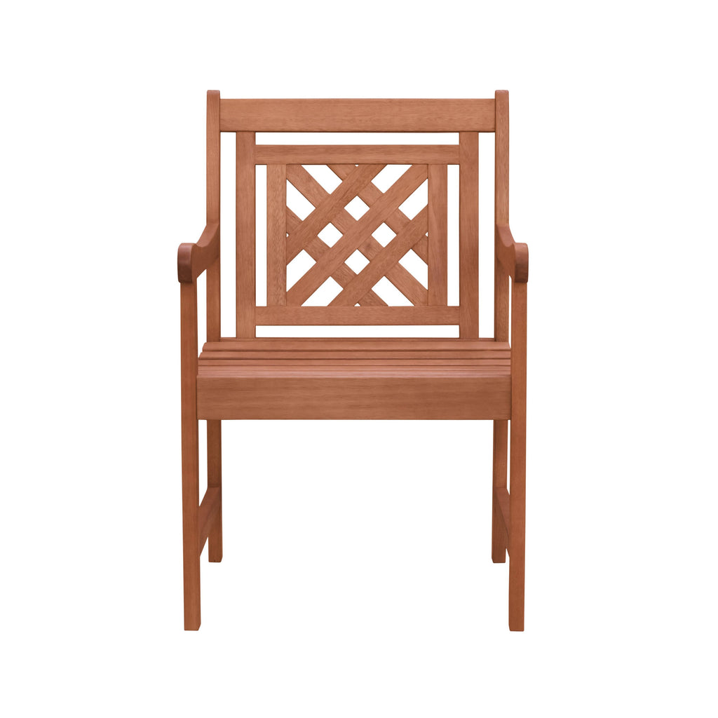 Plaid Eucalyptus Dining Armchair W3487