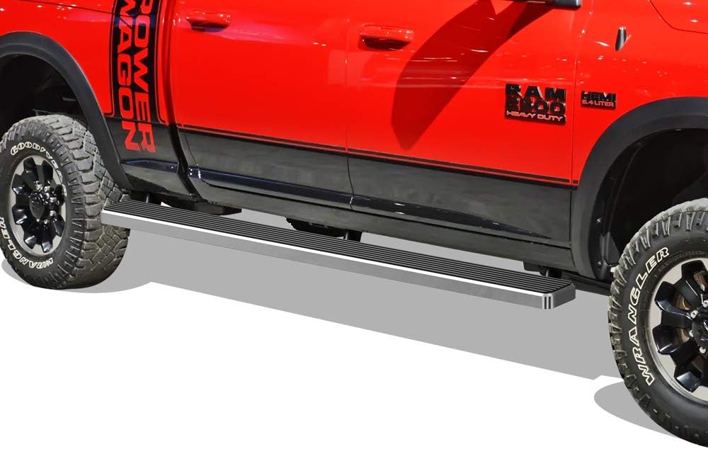 Running Boards Compatible with Ram 1500 2009-2018 Crew Cab & Ram 2500 3500 2010-2021 W896