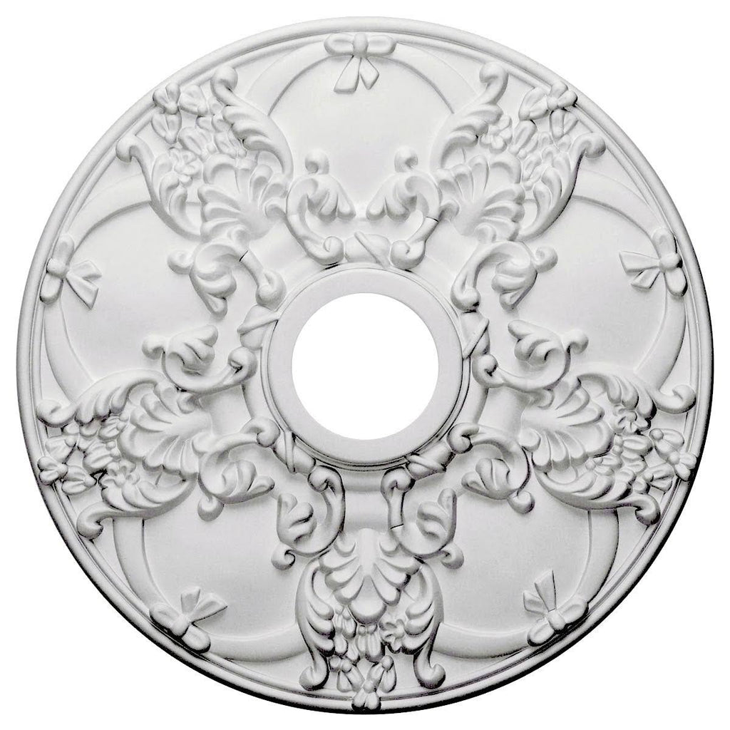 18x22OD x 3 1/2x22ID x 1 3/8x22P Ceiling Medallion Hand-Painted Mississippi Mud B624