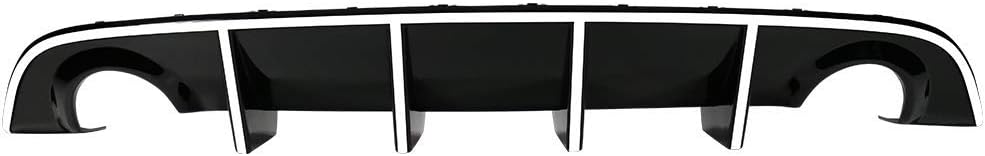 Rear Diffuser with Red Reflective Tape D449
