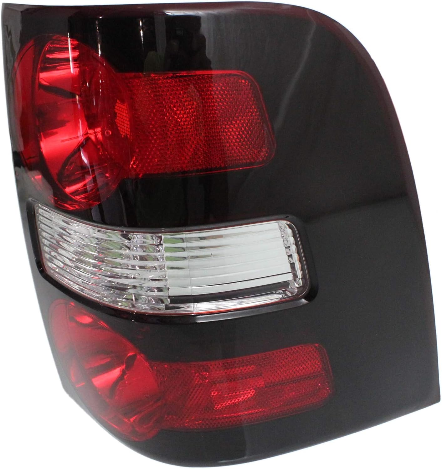 Tail Light Lens and Housing Set of 2 Clear & Red X39216