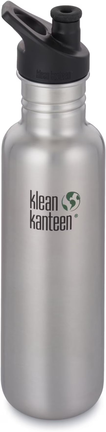 27oz Brushed Stainless Steel Bottle with Sport Cap B312
