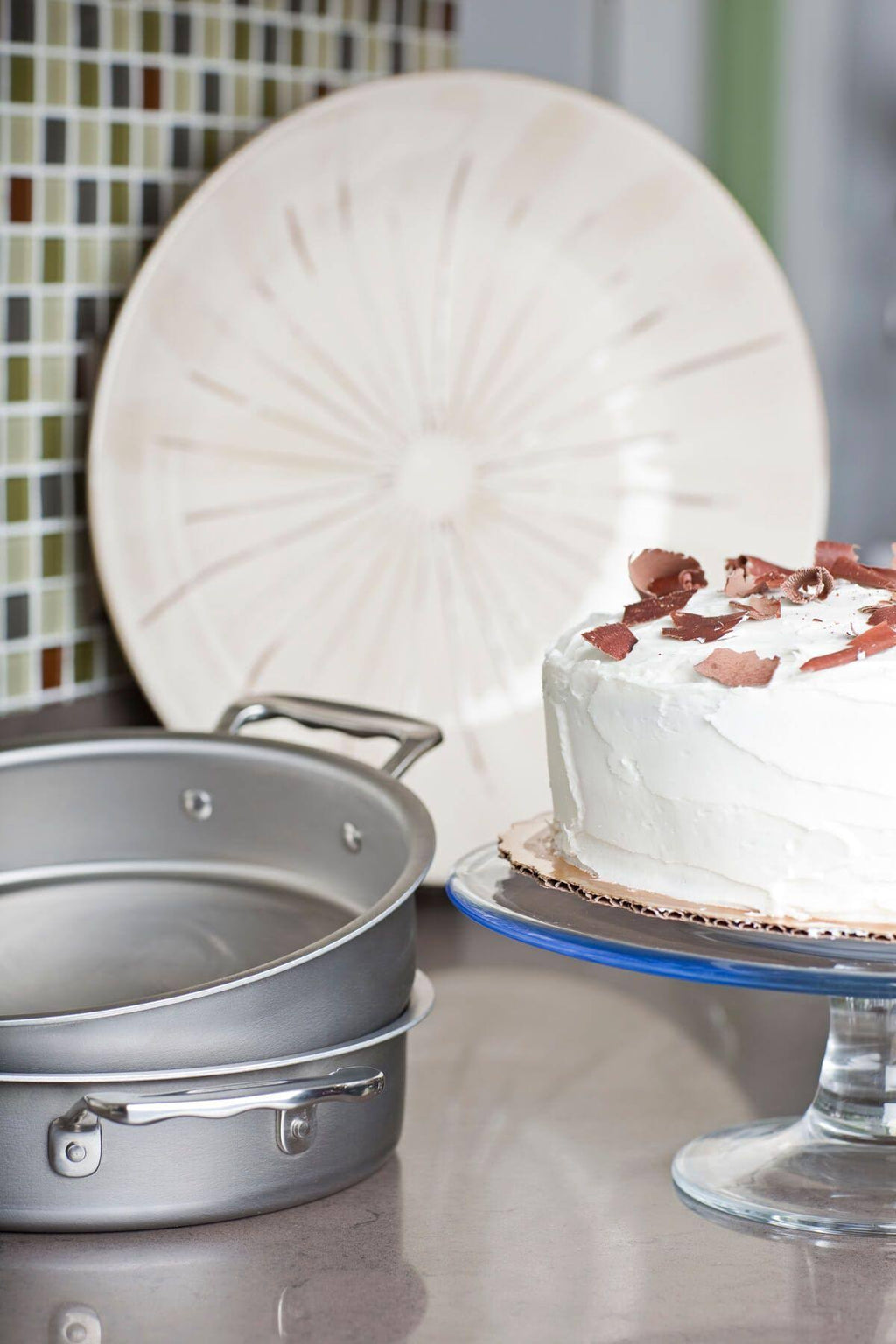 9x22 Round Stainless Steel Cake Pan A87615