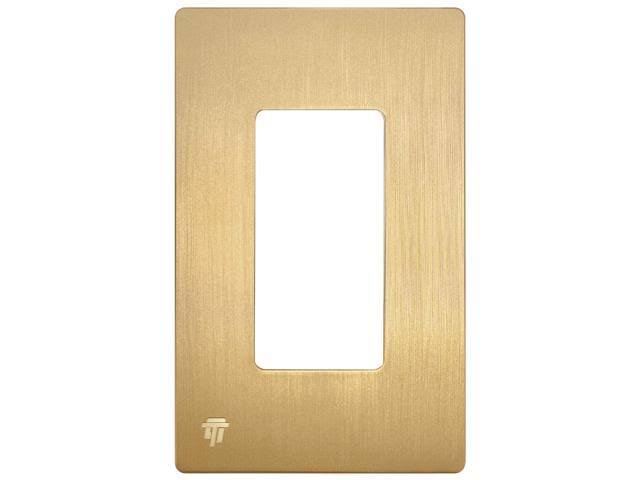 Screwless Decorator Wall Plate Outlet Cover, 1-Gang G75830