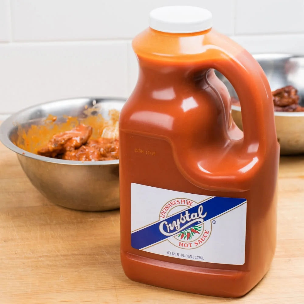 Crystal Hot Sauce 1 Gallon Plastic Bottles Y78430