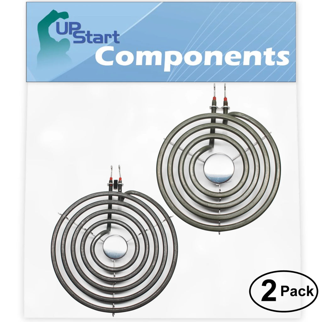 2-Pack 8 inch 5 Turns & 6 inch 4 Turns Surface Burner Elements for Range R343