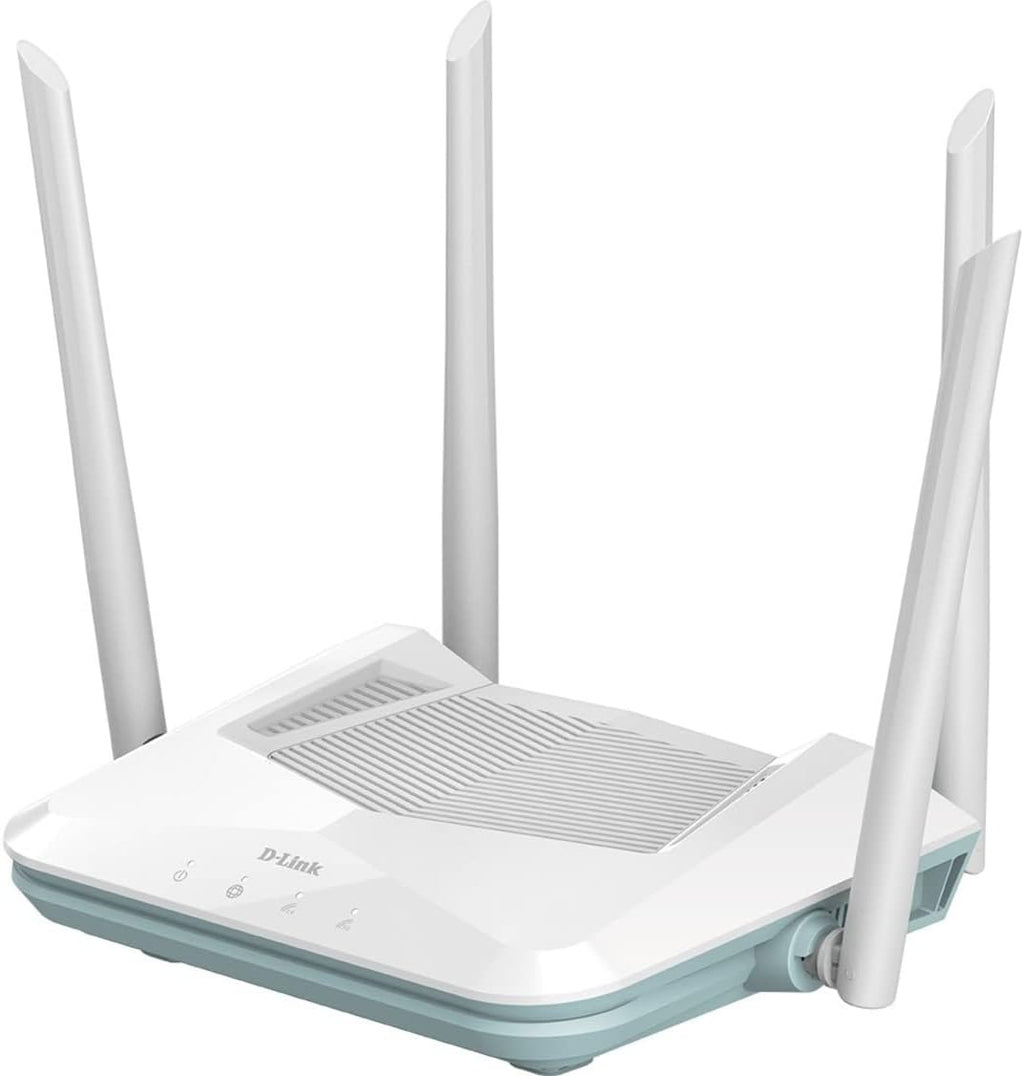 WiFi 6 Router AX1800 Mesh Dual Band Gigabit Black Pack of 2 A8106