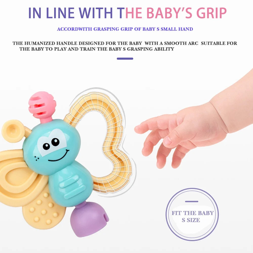 7Pcs Baby Rattles Toy Set E95508