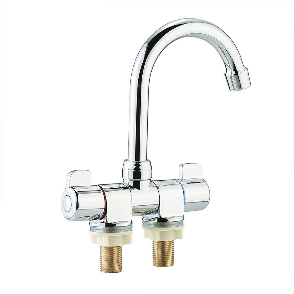 Foldable Kitchen Faucet with Hot and Cold Water J116