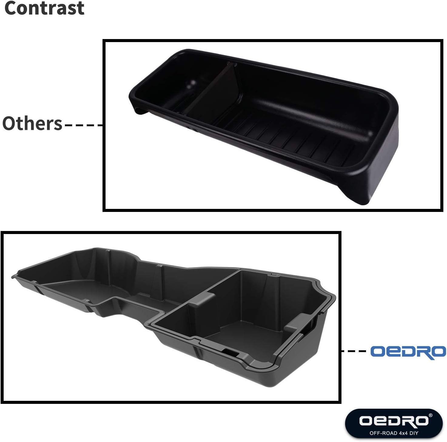 Rear Under Seat Storage Box for Crew Cab E2378