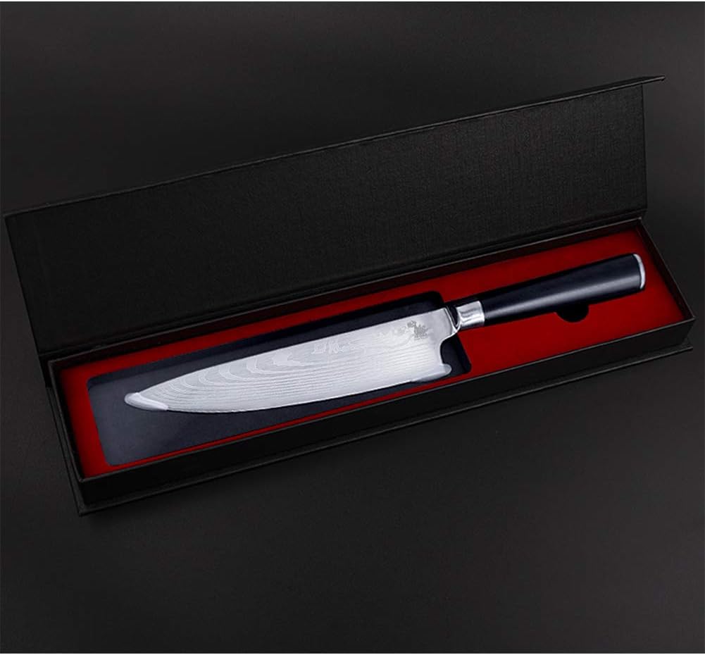 8 Inch Damascus Chefs Knife with Ergonomic Handle T70621