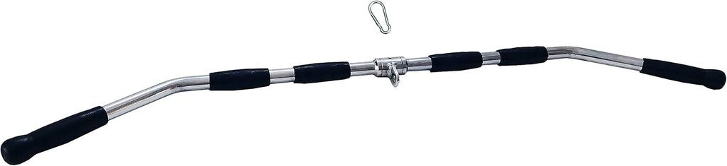 Solid Steel Tricep Press Down Bar with Rubber Handgrips, Pack of 2 R52214