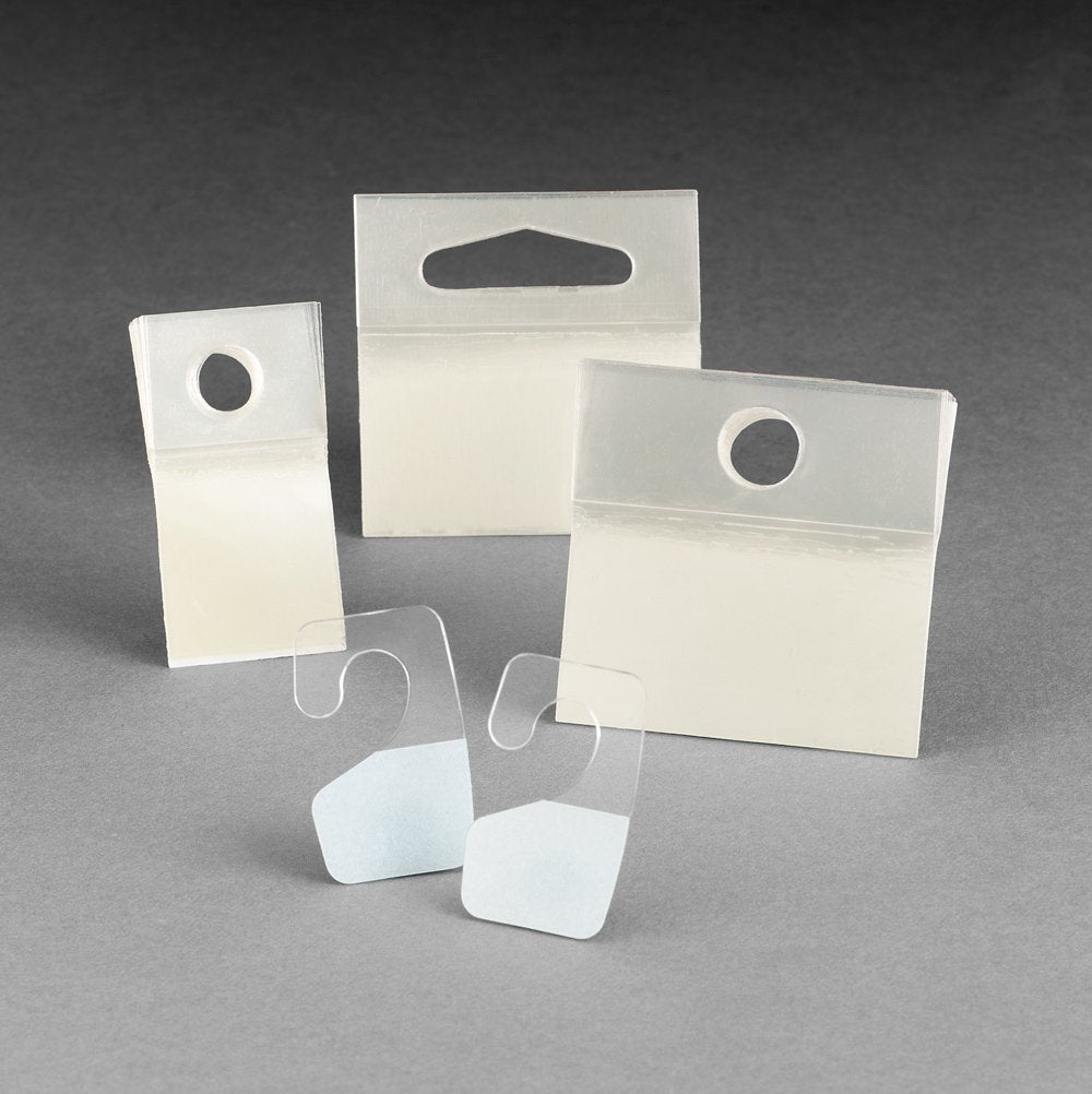 Clear 2 in x 2 in Hang Tabs, 500 per case G1418