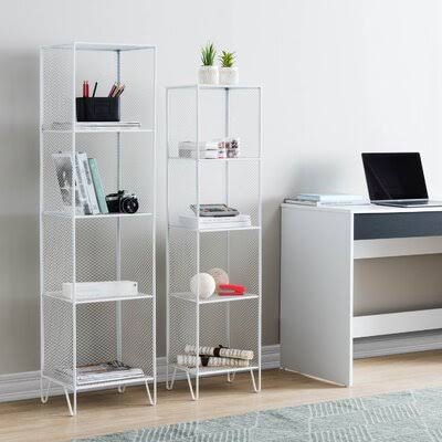 White Standard Bookcase D6331