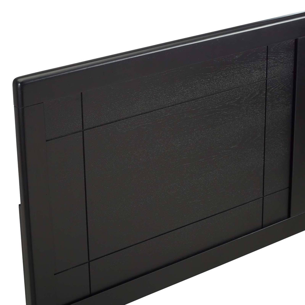 Gray Wood Queen Headboard D84872