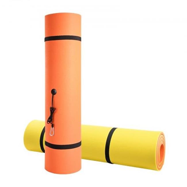 12 x 6 ft. Orange & Yellow Floating Water Mat Pad Y700