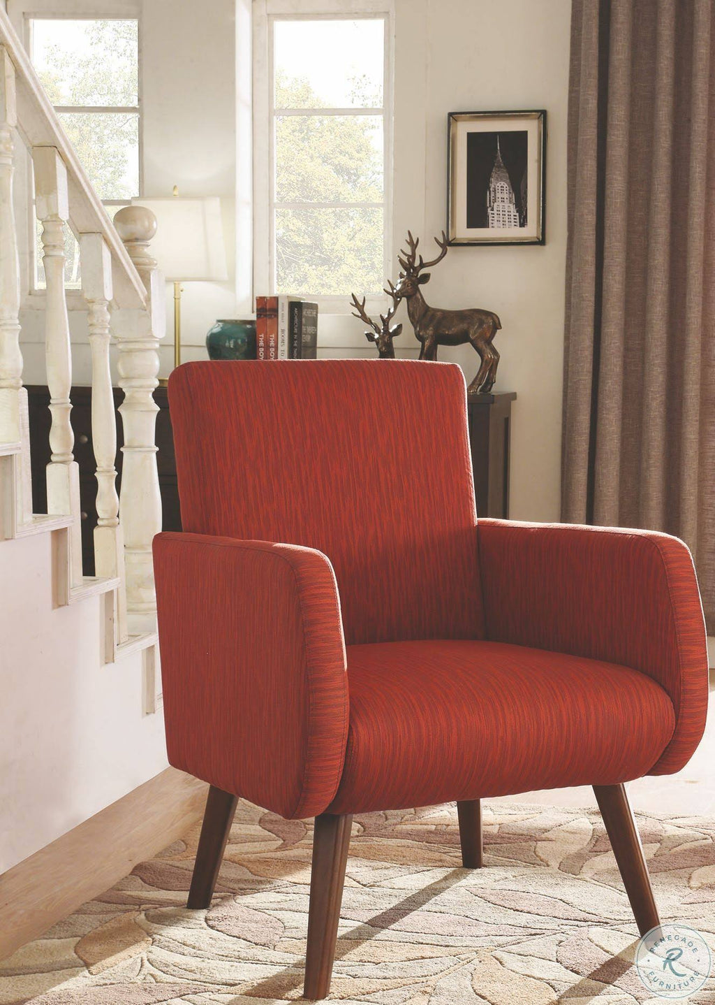 Orange Accent Chair R797