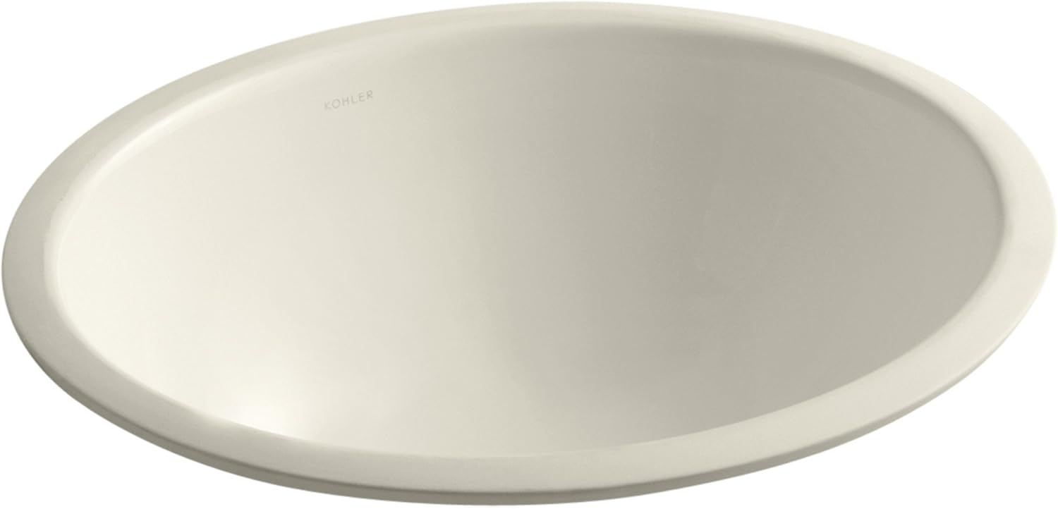 White Undercounter Bathroom Sink N32182