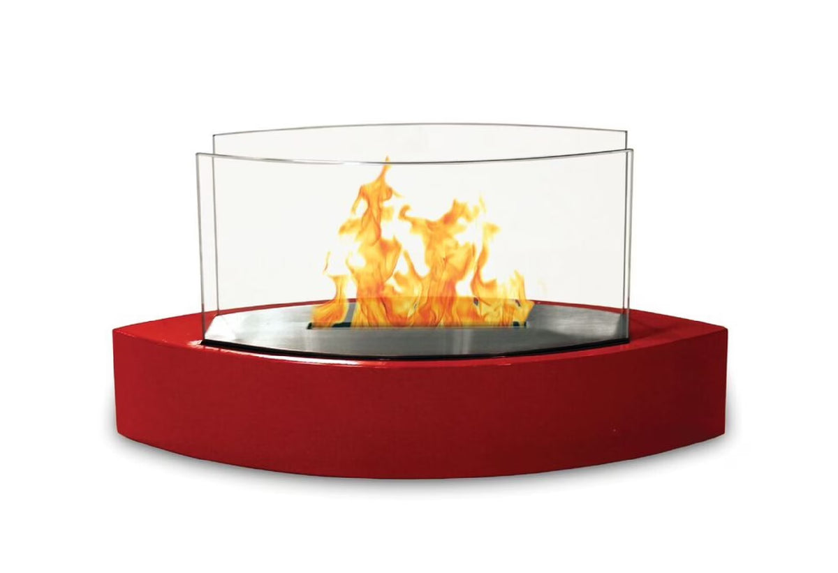 Red Tabletop Fireplace R174438