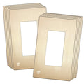 Screwless Decorator Wall Plate Outlet Cover, 1-Gang G75830