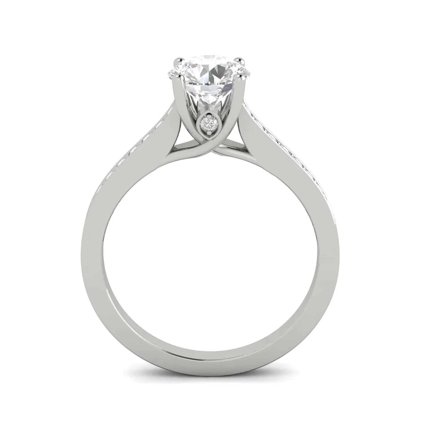 10k White Gold Diamond Engagement Ring H6033