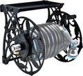 Cast Aluminum Wall Mount Garden Hose Reel with Crank S48754