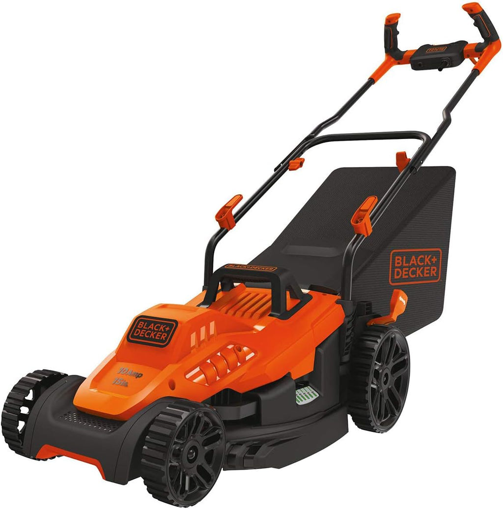 15-Inch 10-Amp Corded Electric Lawn Mower with Bike Handle C885
