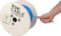 500ft Blue 23AWG 4 Pair Solid Bare Copper Bulk Ethernet Cable X75413