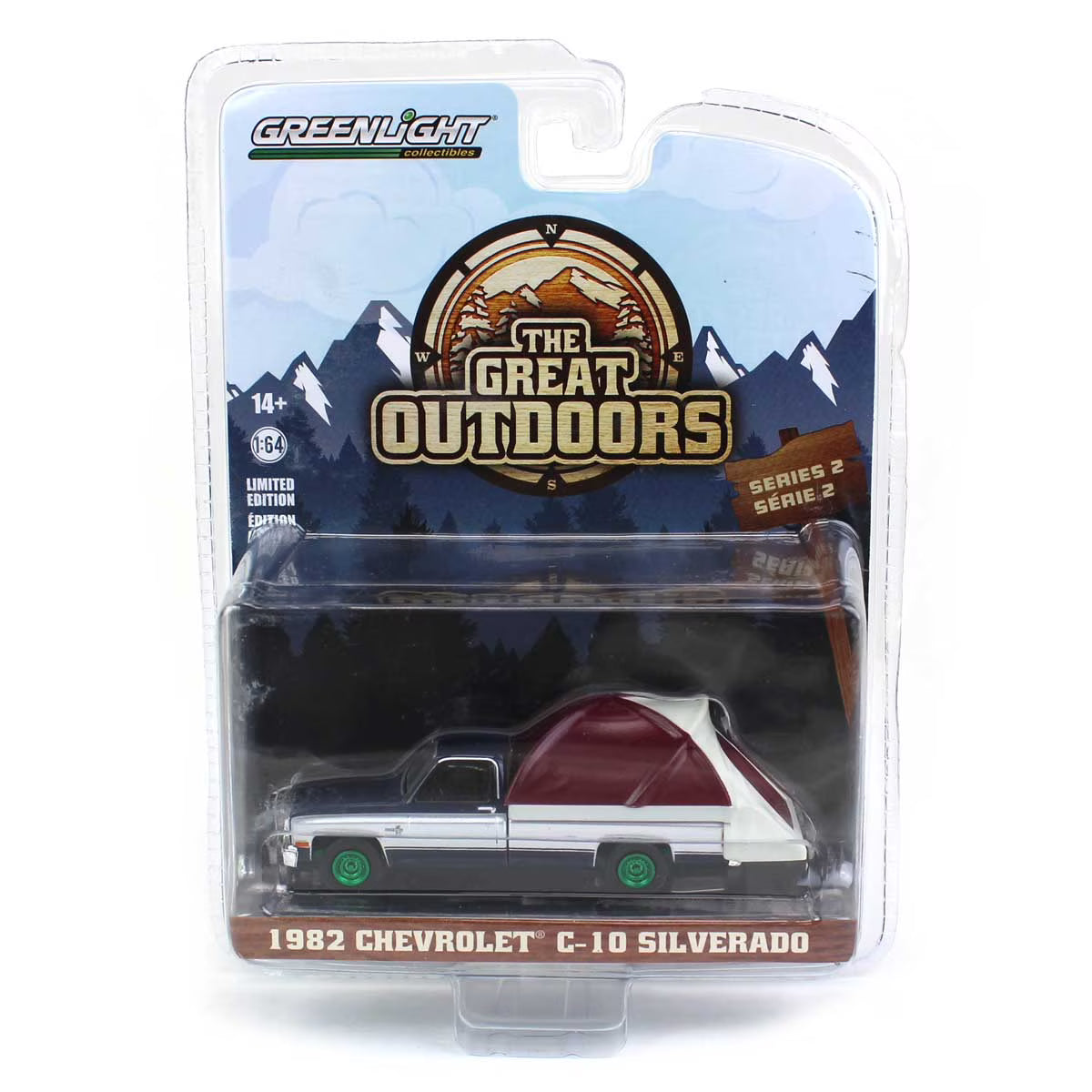 1/64 1982 Chevrolet C-10 Silverado with Truck Bed Tent V9095