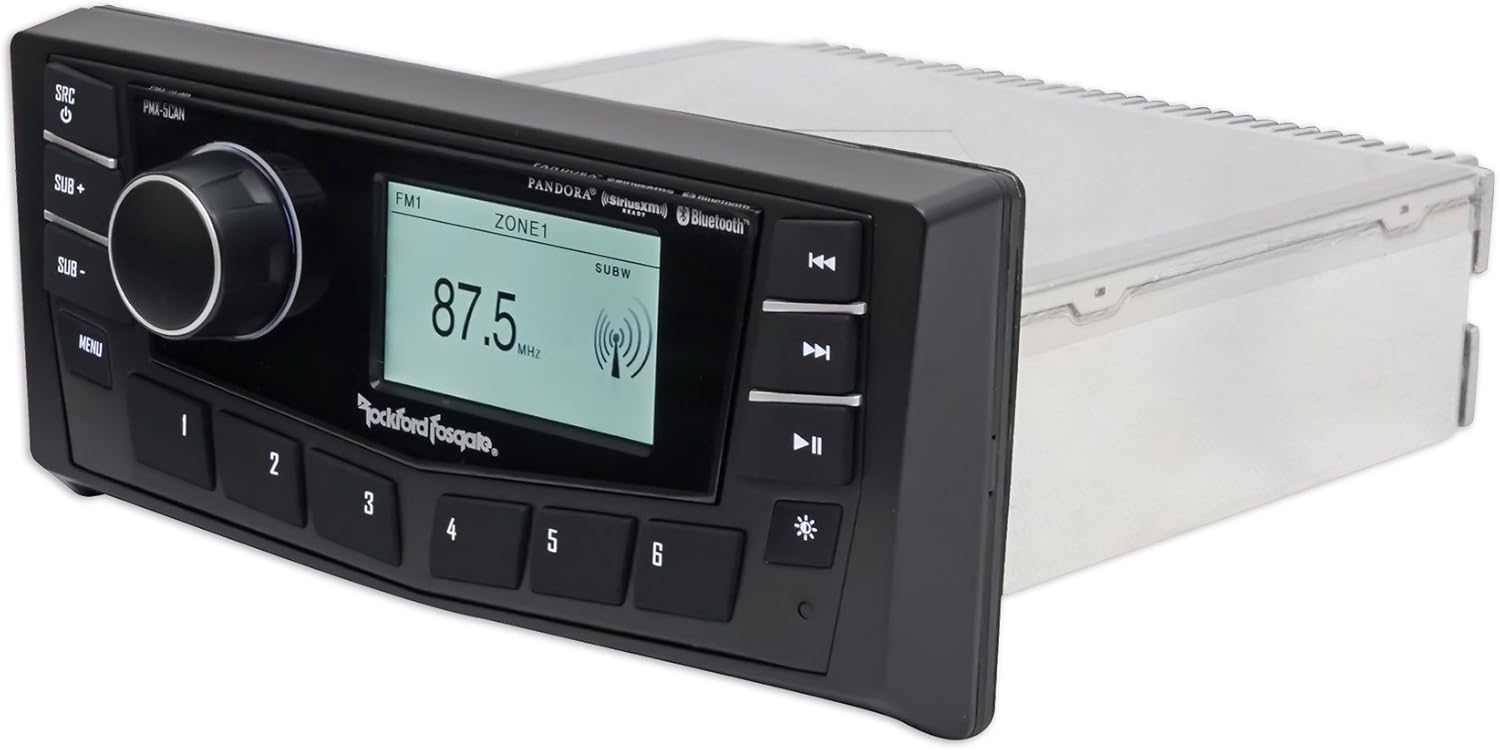Marine Bluetooth Receiver with Wired Remote E21307