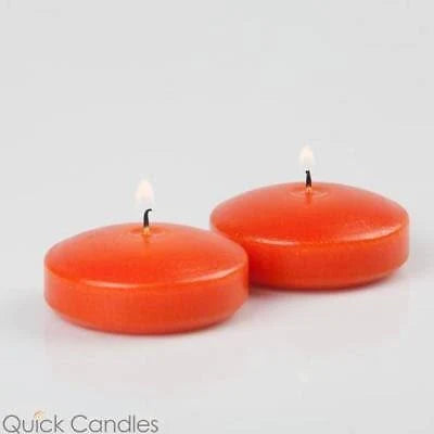 Floating Candles 3 inch Orange Set of 72 R2655