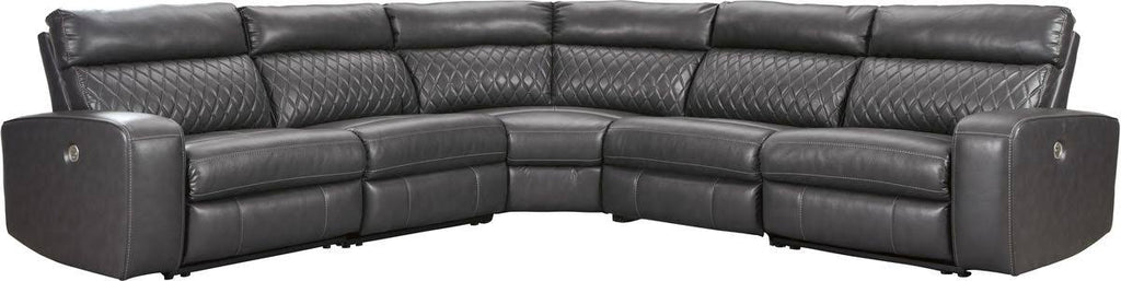 Gray Power Recliner L372007