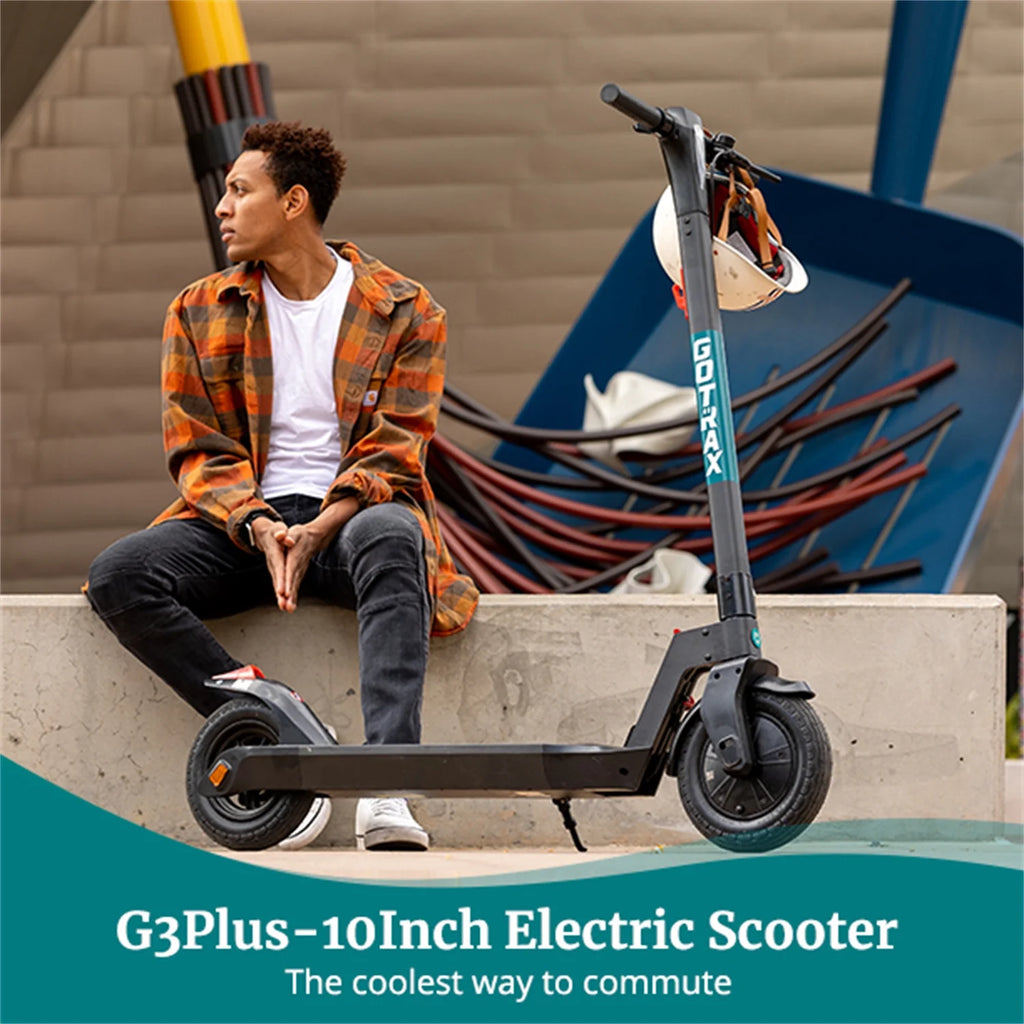 Gray 300W 10" Tire Foldable Electric Scooter K953474