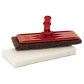 Orange Threaded Pad Holder Kit for 4 5/8 x 10 Pads, 4/Carton D98256