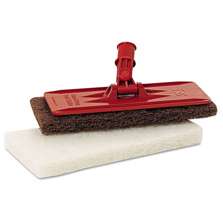 Orange Threaded Pad Holder Kit for 4 5/8 x 10 Pads, 4/Carton D98256