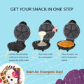 1000W Heart-Shaped Electric Waffle Maker D15655