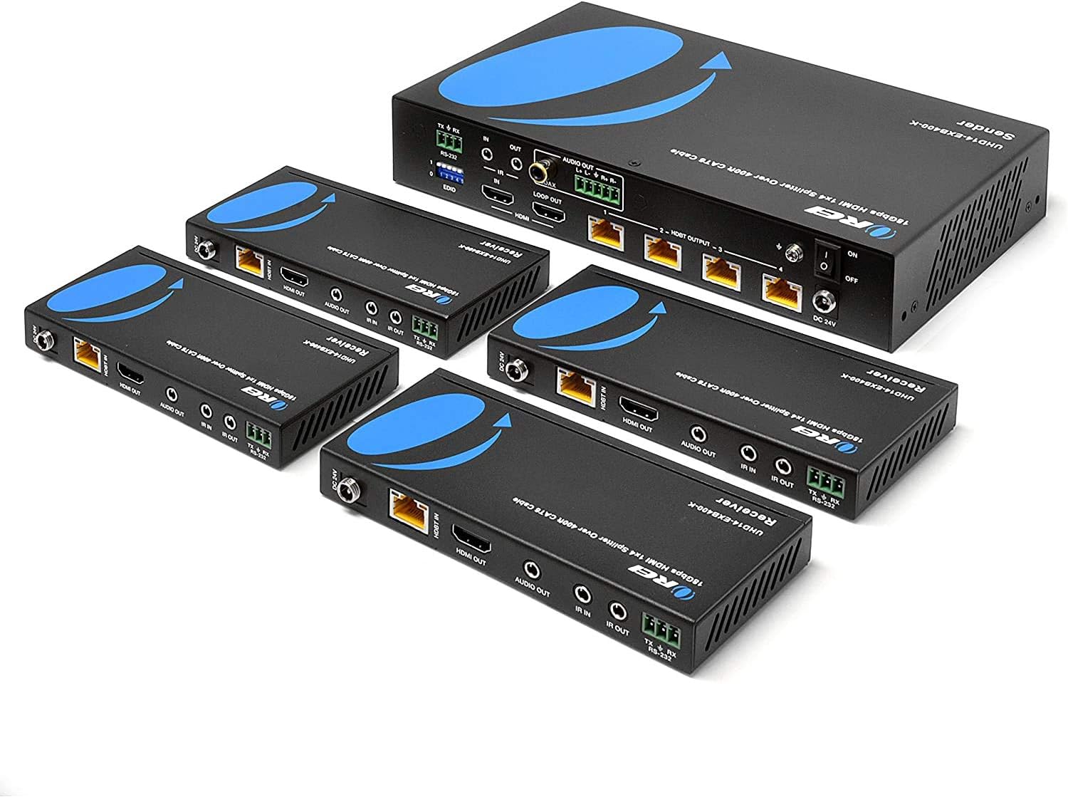 HDMI Extender Splitter 4K 4:4:4 HDCP 2.2 HDR O93935