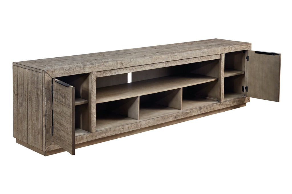 Light Gray Wood TV Stand A198701