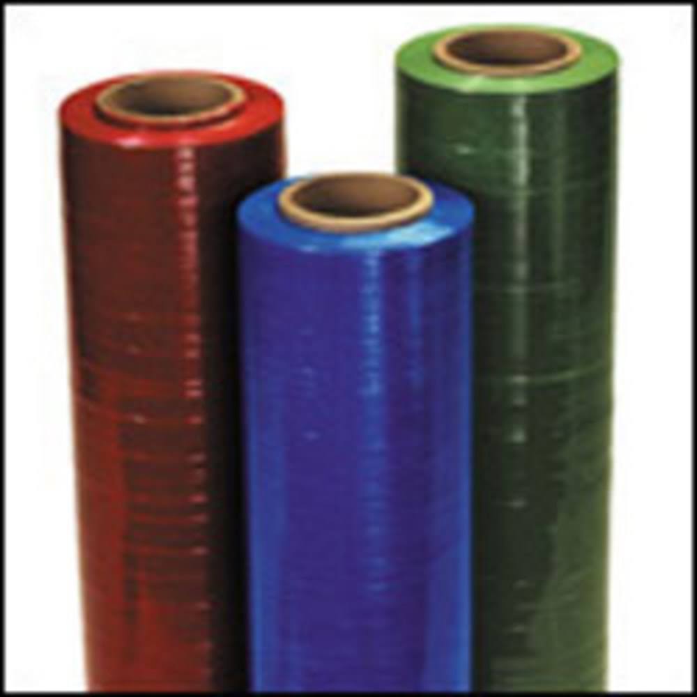 Red 80 Gauge Hand Stretch Film, 18 x 1500', Pack of 4 B4486
